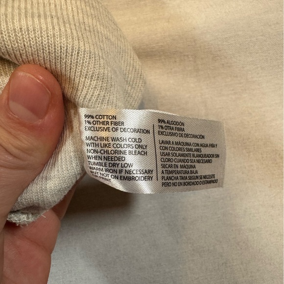 U.S. Polo Association Men's Cream Zip Up Sweater - Picture 4 of 9